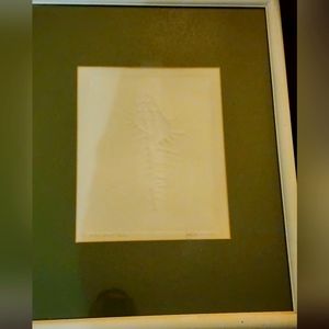 Venus comb embossed art piece limited numbered 59/300